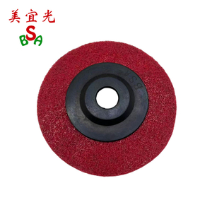 Non-woven Nylon Grinding Disc 4inch Red